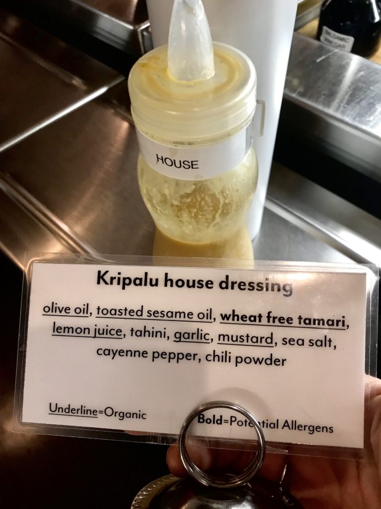 Kripalu salad dressing recipe so yummy.