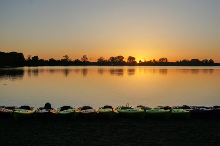 Sunset at Creve Coeur Lake