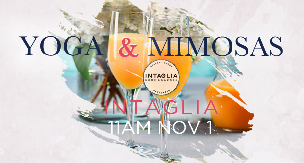 Yoga and Mimosas 11/1 at 11a