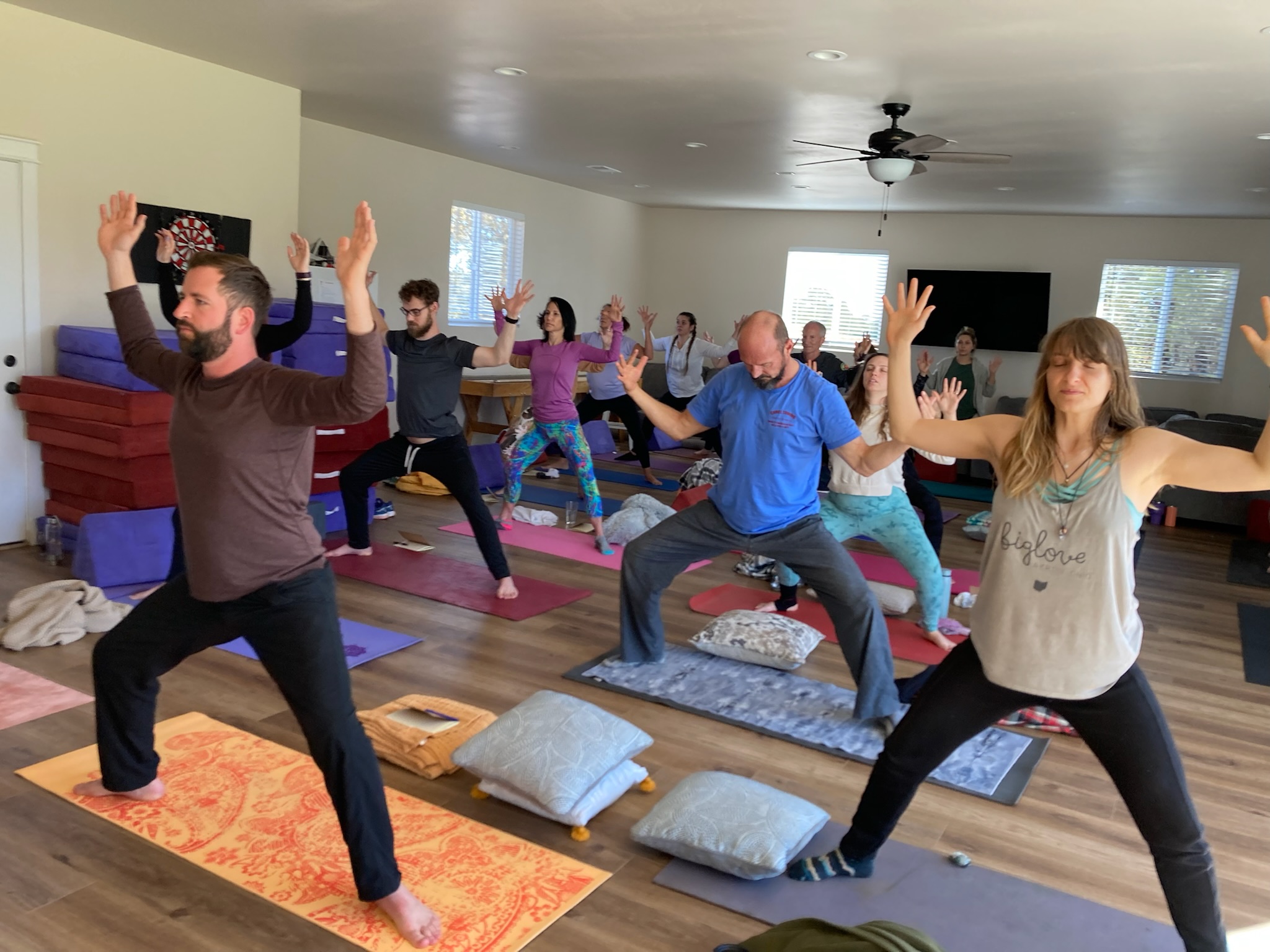 YOGA two times each day at southern AZ retreat