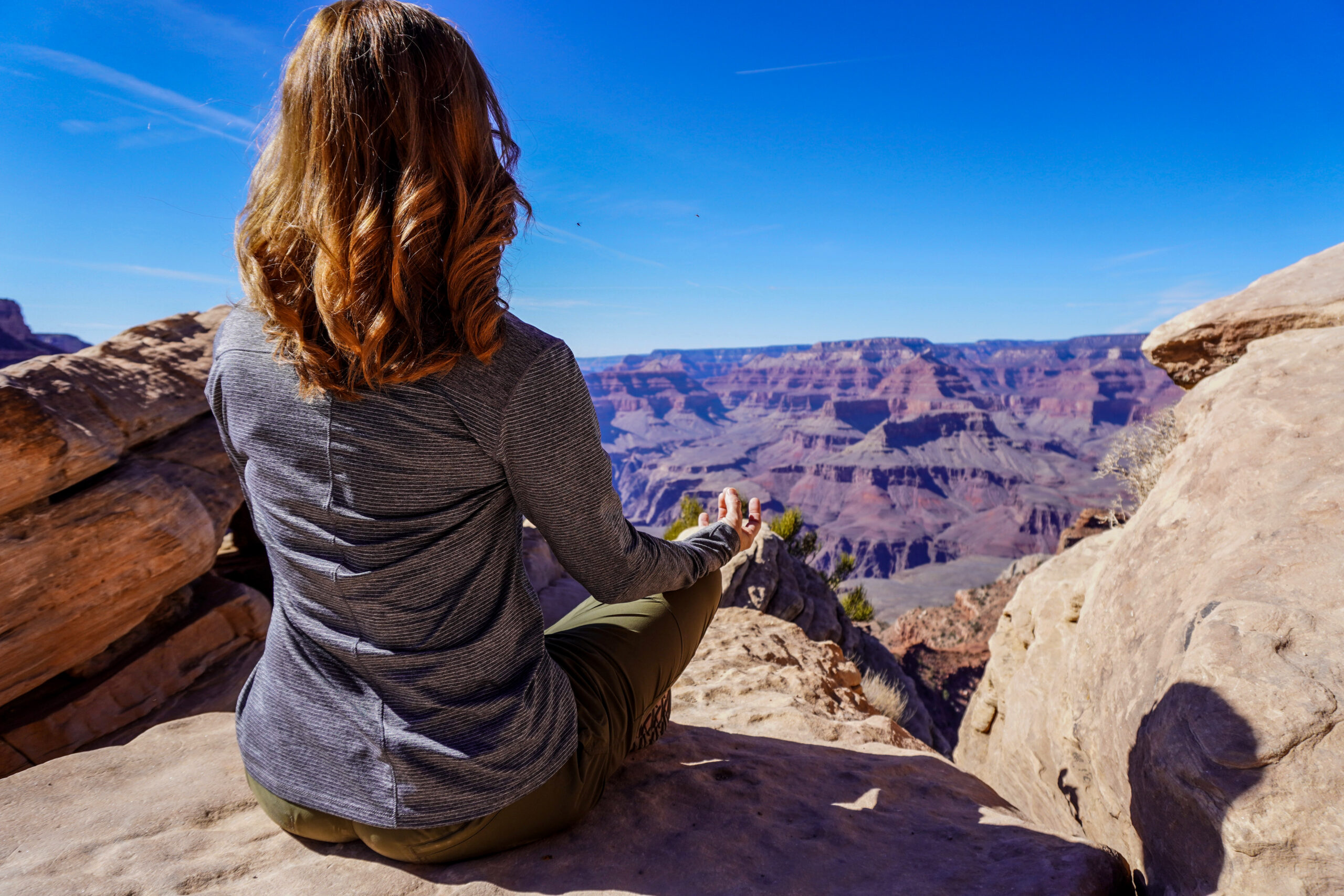 hike and meditate