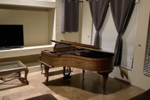 grand piano living room arizona retreat